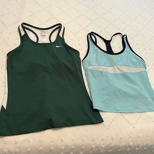 (2)Nike Medium Dri-Fit Tops